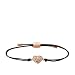 Fossil Glitz Heart Wrist Wrap Bracelet