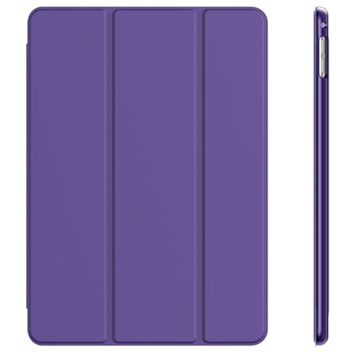 Image of JETech Case for iPad Air 2 (2nd Generation), Smart Cover Auto Wake /Sleep (Purple)