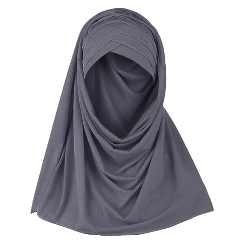 Hijab for Women Muslim Cross Lightweight Soft Head Scarf Long Shawl Islamic Scarves Head Wrap2