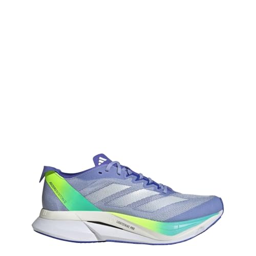 Image of adidas Womens Adizero Boston 12 Running Sneakers Shoes - Blue