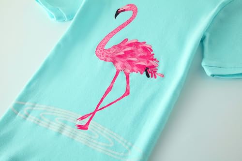 Girls Summer Pajamas Cotton Shorts Sleeve Pajamas For Girls3