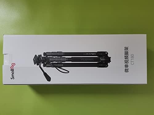 SMALLRIG Statyw Wideo 71" Monopod z Płynną Głowicą, Profesjonalny Aluminiowy Statyw do Aparatu, Panorama 360 do Podróży, Wideo, Transmisji na żywo, Vlogging, Regulowana Wysokość od 16,5" do 71" - 3760