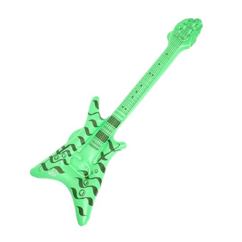 Warmhm Chitarra Elettrica Gonfiabile Decorativa Per Feste Rock 60 Cm Colorata, Strumento Gonfiabile Party Per Musica e Cosplay, Accessorio Giochi Ragazzo Ragazza