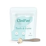 CliniPaw Advanced Teeth & Gums Powder For Dogs 90g | Natural Plaque & Tartar Remover for Teeth with Seaweed | Probiotics & Herbal Extracts for Dogs Oral Hygiene & Fresh Breath | Up to 90 Servings