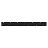 Three by Three Magnetic Strip Bulletin Board, Black
