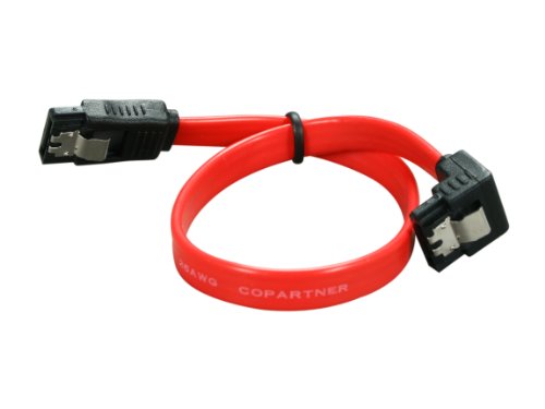 Rosewill Sata Cable 90 Degree Right Angle Sata Iii 6.0 Gbps, Sata Cable 12 Inches, Sata 3 Cable - 12 Inches, Red #TOP1