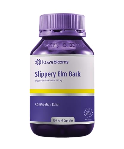 Henry Blooms 375 mg Slippery Elm Bark 120 Vegetarian Capsules