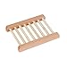 Produktbild Noradtjcca Naturholz Seifenschale Holz Seifenschale Halter Lagerung Seife Rack Platte Box Container für Bad Dusche Platte Badezimmer