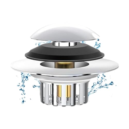 Dmqdu Pop-Up Waschbeckenstöpsel mit Haarfang