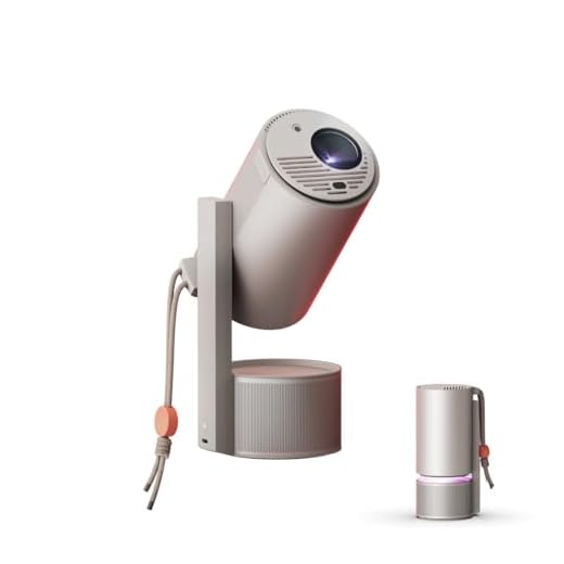 XGIMI MoGo 3 Pro Mini videoprojecteur 1080P, Google TV avec Netflix sous Licence, projecteur Portable Compatible avec des Batteries externes, 450 ISO Lumens, ISA 2.0, 2 x 5 W Harman Kardon