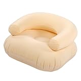 [CONCEPTION EN FORME DE U] Profitez d'un confort moderne avec le dossier et le coussin d'assise en forme de U de cette chaise gonflable floquée. Il apporte soutien et détente après une longue journée.