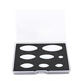 PTFE Stir Bar Set | 8 Sizes 10-40mm for Laboratory Stirrer/Mixer/Industry | Long - Lasting & Erosion Tolerant - 196℃ to 250℃ Temperature Range