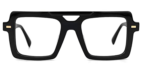Image of VOOGLAM Aviator Blue Light Blocking Glasses for Men Women Anti UV Eyestrain Eyewear Irwin