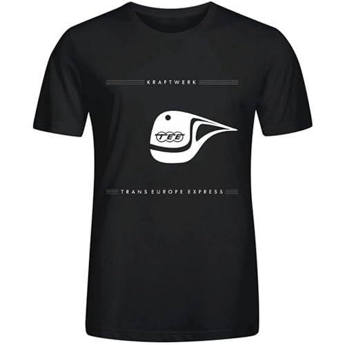 Photo de HUISHIJIA Kraftwerk Trans Europa Express T Shirts for Men Black L