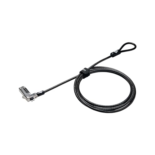 Kensington NanoSaver&trade; Combination Laptop Lock, Resettable Computer Security Locking Cable for...