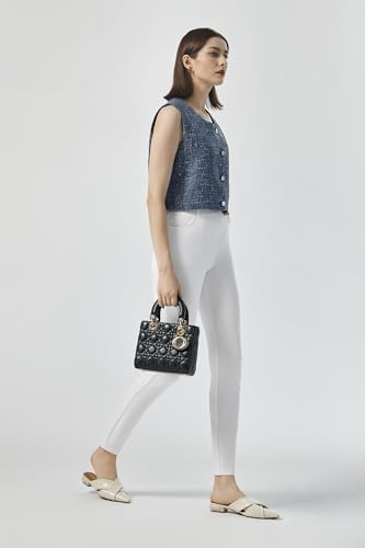 AFITNE Women's Yoga Dress Pants 2025 Fall Skinny Pull On Work Pants Stretchy Slim Fit Leg Office Casual Slacks4