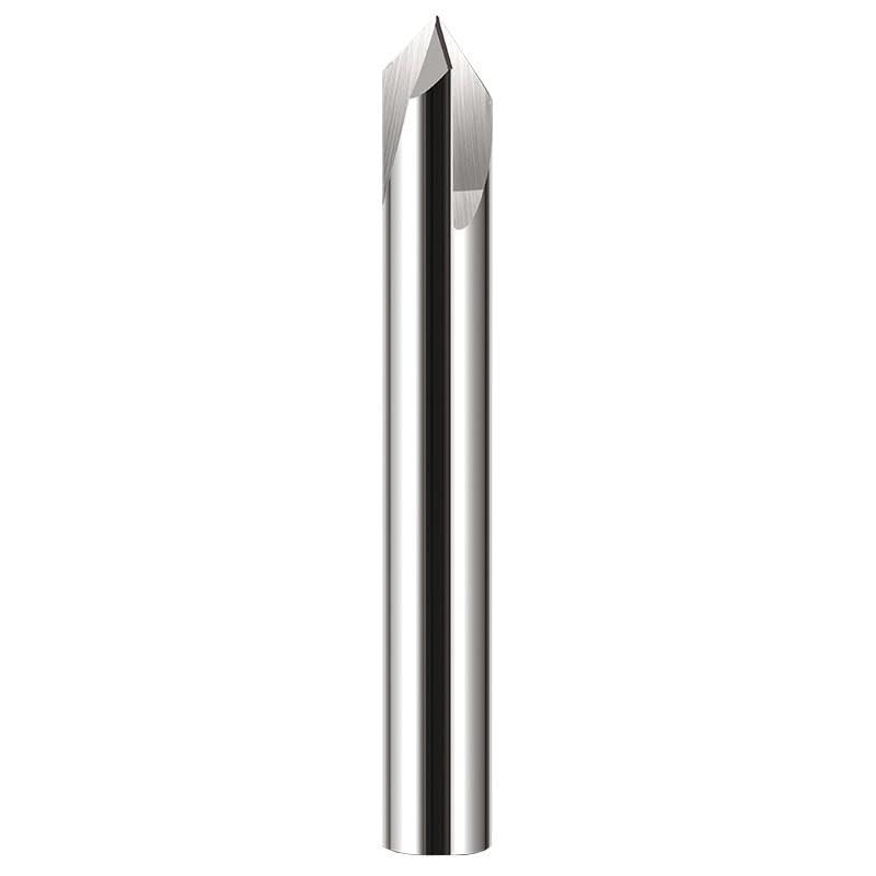 8mm 10mm Shank HRC65 3-Flute Tungsten Steel Carbide 60/90/120 Degrees Chamfer Milling Cutter CNC Router Bit Engraving Endmill Tools(90 Degree,BL-HRC65_8.0X8DX60L)