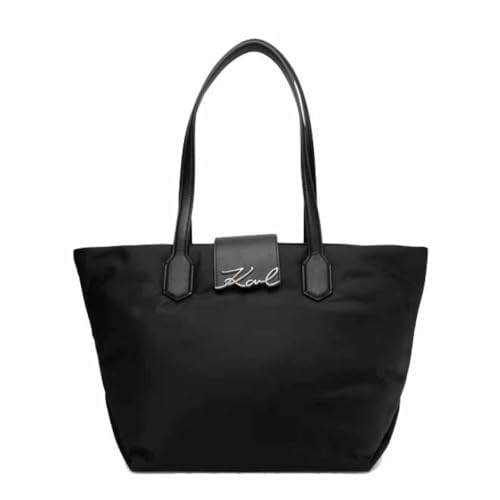 Sac cabas Karl Lagerfeld K Signature Nylon MD Tote noir original