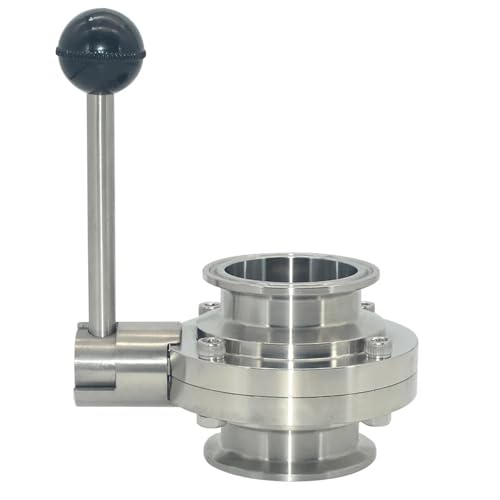 Vanne à trois pinces 1-1/2" pour brassage artisanal et microbrasserie - 5