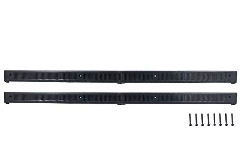 Blue Oval Industries 1979-1993 Mustang Bottom Door Sill Step Plates in Black...
