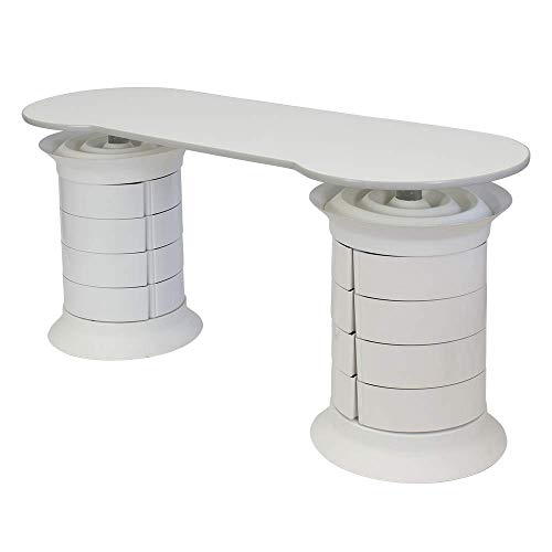 Table manucure Elite Plus Double (BLANCO) Cover