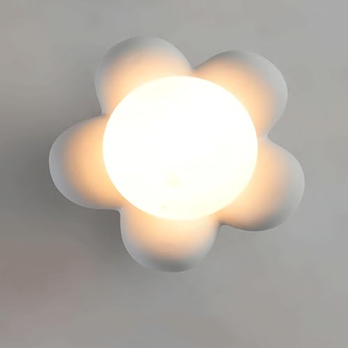 Simple and Cozy Flowers Wall Lamps Creative Design Children's Room