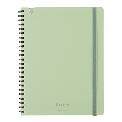 Cahier A5 Kokuyo Sooofa vert carnet quadrillé 4mm 80 feuilles