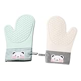 Photo Gallery zunoxaz 2 pezzi guanti da forno in silicone resistenti al calore verdi e beige lavabili protezione per mani e polsi durante cottura e antiscivolo e facili da usare Photo Gallery zunoxaz 2 pezzi guanti da forno in silicone resistenti al calore verdi e beige lavabili protezione per mani e polsi durante cottura e antiscivolo e facili da usare