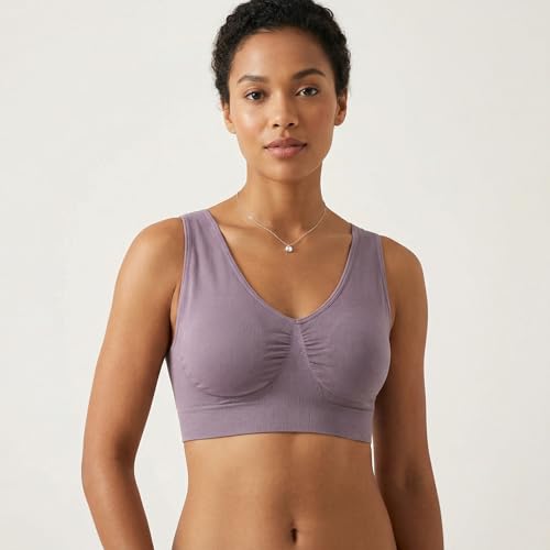 Image of Hiking Gril Women's Comfort Wirefree Bralette Unpadded Sleep Yoga Bra