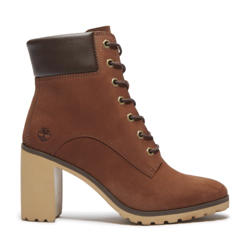 Image of Timberland Womens Allington Lace Up Casual Boots Ankle High Heel 3 inch & Up