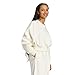 adidas Women's All SZN Soft Lux Loose Crewneck Sweatshirt, Off White, X-Large