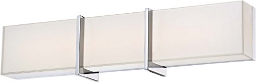 Minka Lavery Wall Light Fixtures 2922-77-L High Rise Wall Bath Vanity Lighting, 1-Light Watts, Chrome