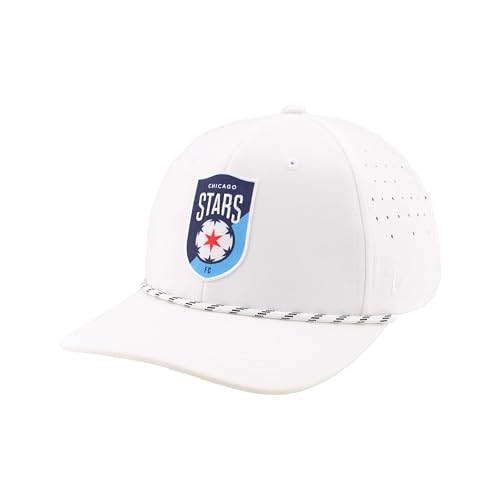 Chicago Stars FC NWSL Officially Licensed Snapback Patch Rope Hat White