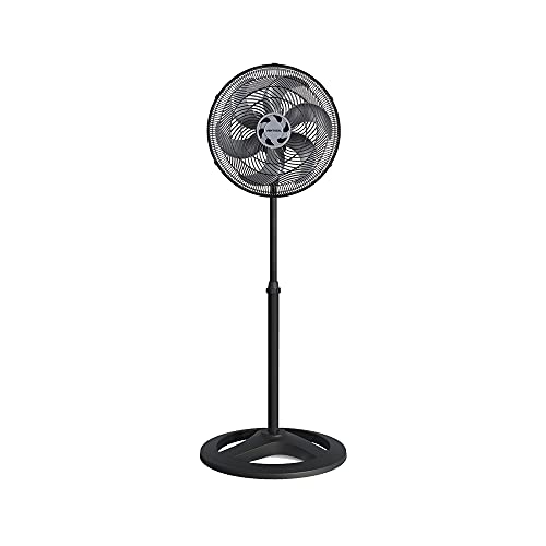 Ventisol Ventilador de Coluna Oscilante, Turbo 6 Pás Premium, Preto, 40cm, 220V