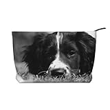 Springer Spaniel inglés,Neceser de Pana, Neceser de Maquillaje portátil, Neceser de Viaje