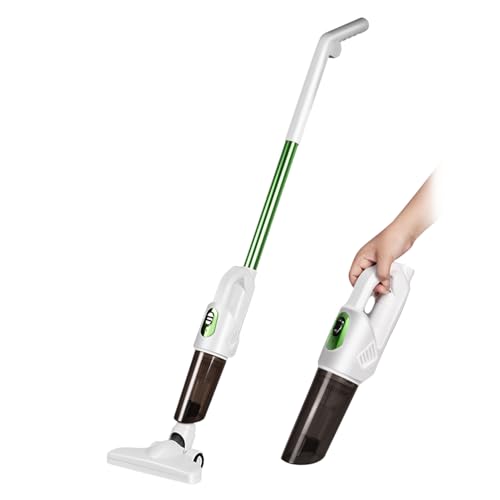 Rengue Aspiradora Inalámbrica, Succión, Diseño Stick y Portátil 2 en 1, Autonomía de 30 Minutos, Liviana 0,4 KG con Filtro HEPA para Hogar, Automóvil, Oficina Aspiradora Inalámbrica, 20000PA (Green)