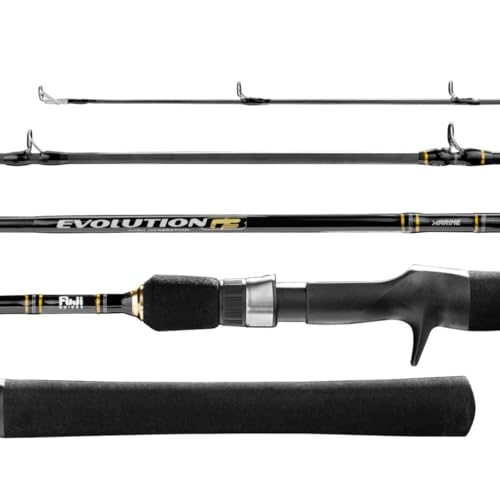 Marine Sports, Vara Marine Evolution G3 C601ML 1,83m 6'0' 6-15lbs Carbono Inteiriça Carretilha