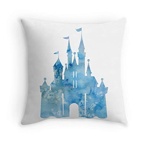 Blue Wishes Throw Pillow Christmas Soft Throw Pillows Covers for Couch