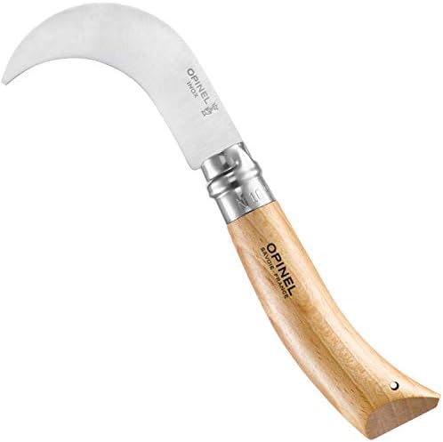 Opinel No. 10 Pruning Folding Knife - Stainless Steel for Pruning, Grafting, Orchards, Vineyards, and Gardening - Thumbnail 2