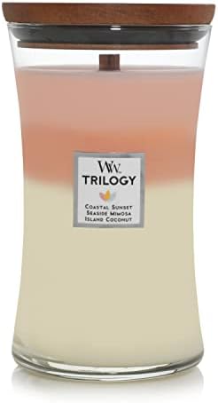 WoodWick Large Hourglass Candle, Island Getaway, 21.5 oz