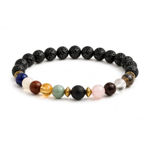 Image of Beaded Bracelet for Men & Women | Stretchable Handmade Prayer Meditation Yoga Wrist Bracelet | Stylish Everyday Wear | Free Size