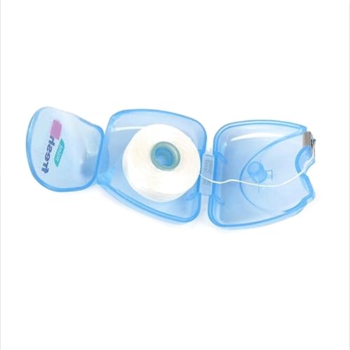 Ujjdwiurgh Caja de 10 Hilo Dental Limpieza de Dientes Cepillo Interdental Palillos de Dientes Herramientas Orales Hilo Dental Materiales Dentales