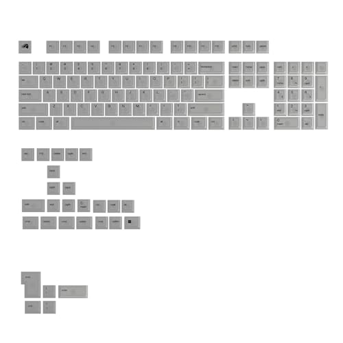 Glorious Gaming Polychroma RGB Keycaps, Translucent Design, Fits 100%, 75% 65% 60% Custom Mechanical Gaming Keyboards, Fits ANSI, ISO, Windows & macOS, English (US)