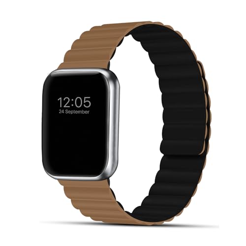 Image of GRIPP Reverser Premium Silicone Magnetic Watch Strap for 40mm /41mm /42mm, Watch Series 11 /10 /9 /8 /7 /6 /5 /4 /3 /2 /1, SE 3 /2 /1, Slim, Lightweight, Adjustable (Watch Not Included)