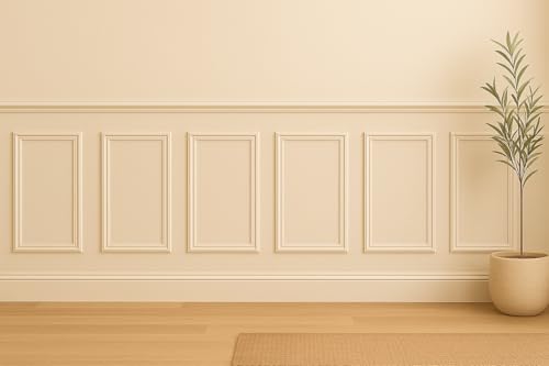Image of Ekena Millwork PNL12X20AS-01 12 inchW x 20 inchH x 1 /2 inchP Ashford Molded Classic Wainscot Wall Panel