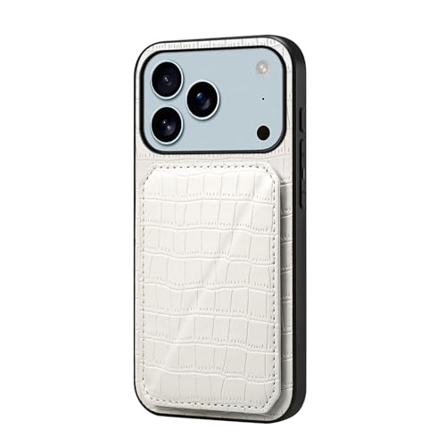 SZLUTLA KpΏiPhone 17 Pro Max/17 Pro/Air/17̃U[P[XALitchi Texture Men and Women Slim Shockproof Phone Case with Flip Card Holder