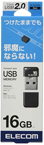 Amazon | エレコム USBメモリ 16GB USB2.0 小型 ストラップ
