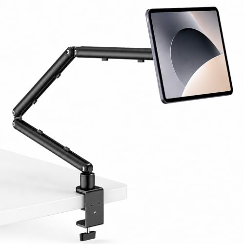 Magnetic iPad Holder for Desk Adjustable Tablet Stand for Bed with N52