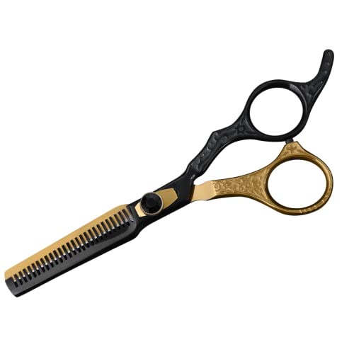 Omwah - Professional 6.5" Hair Shear Made Of Premium 440C Japanese Steel Scissors For Barbers And Salon Extreme Sharpness… (Hair Scissors And Thinners Kit) #TOP1
