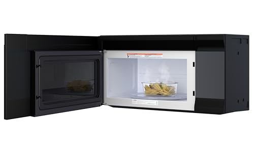 Image of KoolMore 30-inch 1.6 cu. ft. Over the Range Microwave Oven with Sensor Cooking, 1,000 Watts and 300 CFM in Stainless-Steel and Black, UL Listed